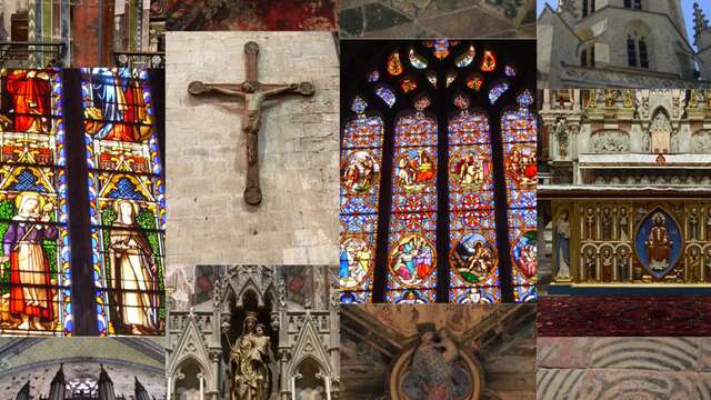 Visite de l'ancienne cathédrale Saint-Maurice de Mirepoix : "Une église, des couleurs"