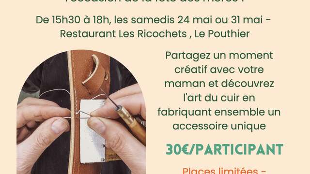 Atelier découverte de la maroquinerie