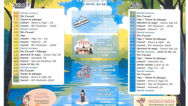 Concerts aux Rives du lac de Sainte Croix
