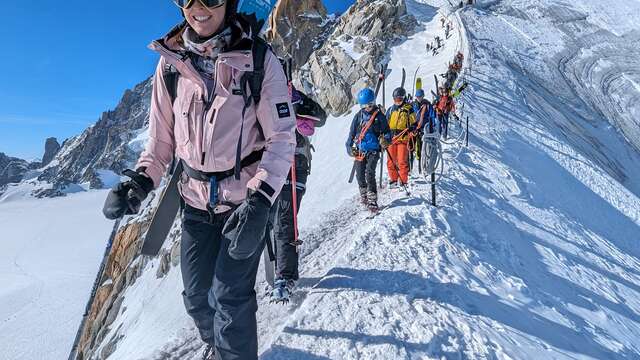 Vallée Blanche descent