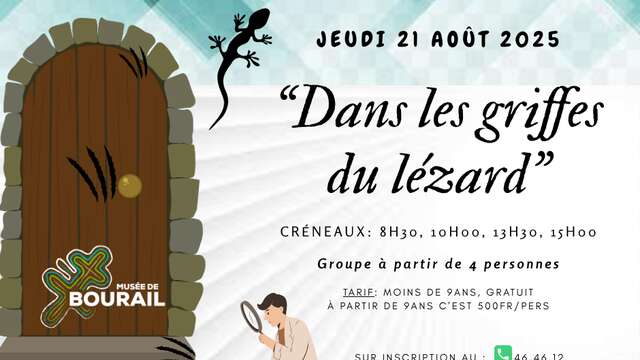 Escape Game "Dans les griffes du lézard"