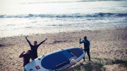 Giant paddle and toboggan hire by Ré Glisse