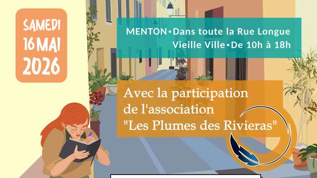 Tag der Schriftsteller "Rue Longue / Altstadt von Menton"