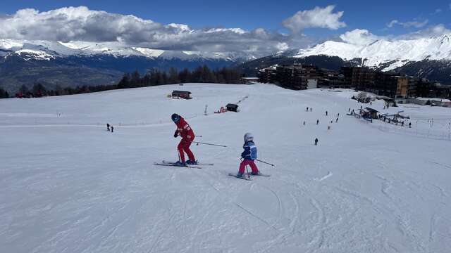 Group ski lessons