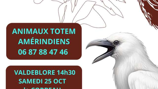 Conférence Animaux Totem Amérindiens