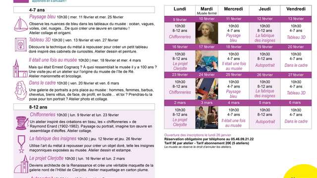 Los talleres Ré-Créations en el museo Ernest Cognacq