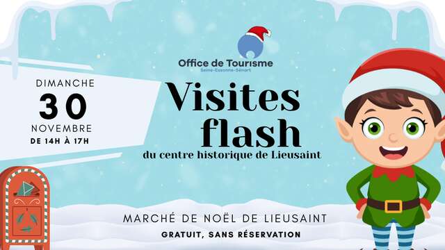Visites flash du centre historique de Lieusaint