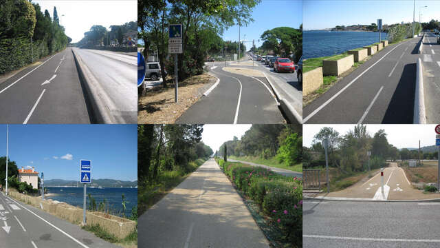 Coastal bike path - V65 - detour: Gassin village in Saint-Tropez