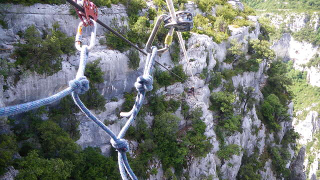 Parcours aventure avec Vertigo Verdon