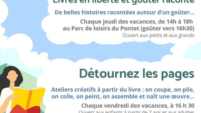 Livres en liberté et goûter raconté
