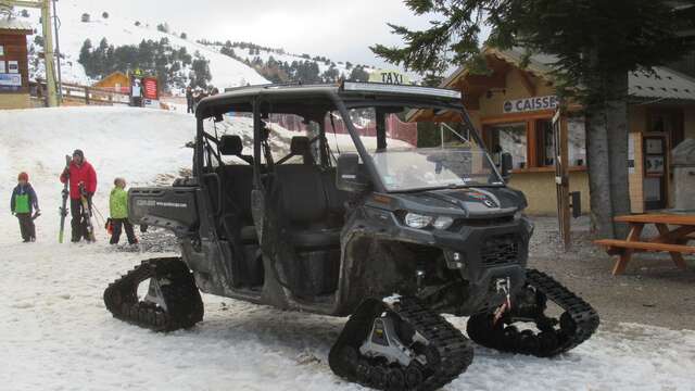 Balade nocturne en SSV (buggy) avec pilote à la station de Chabanon
