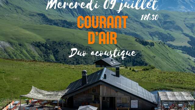 Concert au Patafan : Courant d'air - Duo acoustique