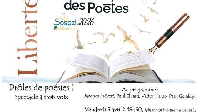 Printemps des poètes: "Drôles de poésies" evening