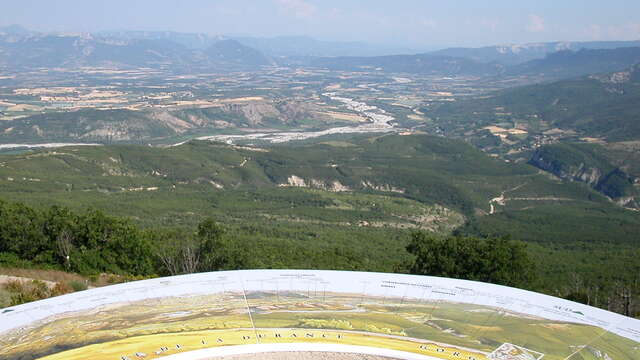 Table d'orientation de la Montagne de Chabre