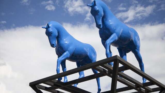 Chevaux bleus d’Assan Smati