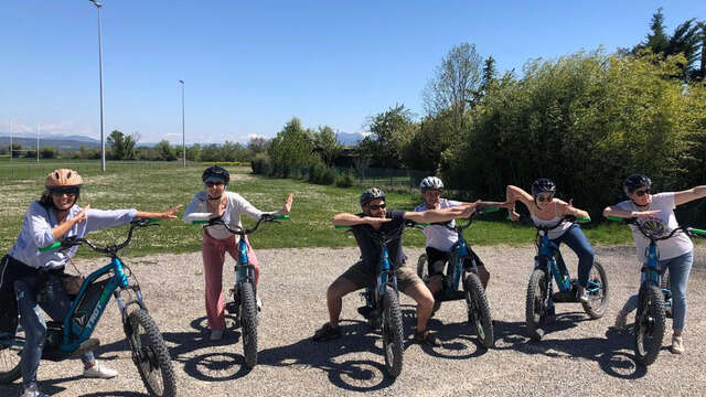 Drômeasy : balades accompagnées en trottinettes électriques tout terrain