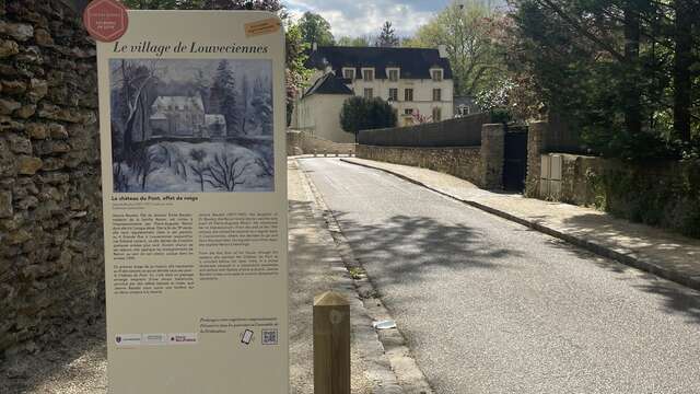 Chemin des Impressionnistes à Louveciennes