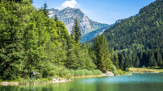 Pêche au lac de Vallon