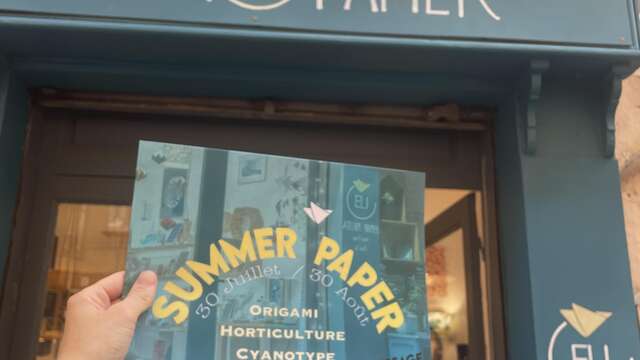 Exposition - Summer Paper /3 ans de la boutique Eli-Atelier Papier
