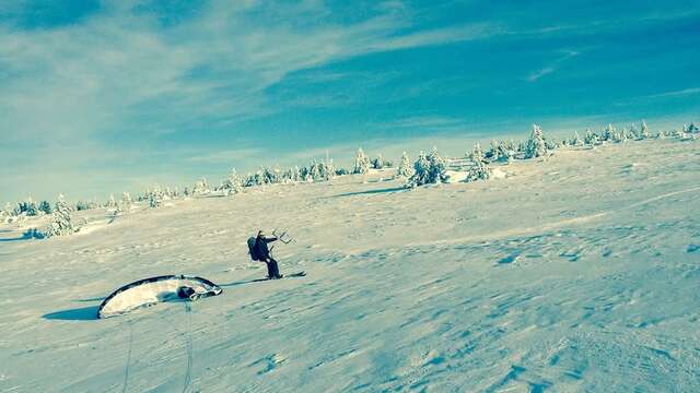 Snow Kite initiation