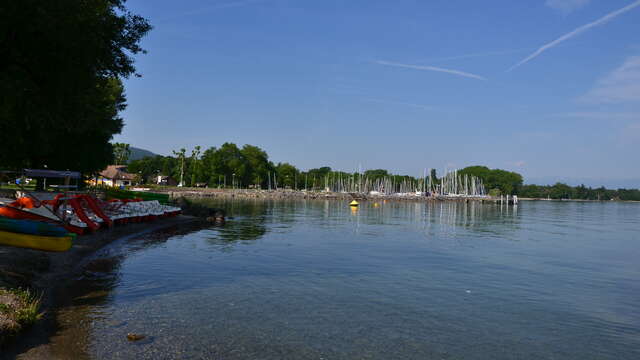 GRP® Littoral du Léman à pieds - Etape 5 : Thonon-les-Bains > Sciez