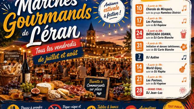 Marchés gourmands de Léran