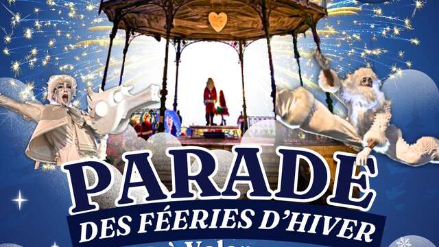 La parade des Fééries d'Hiver et le feu d'artifice
