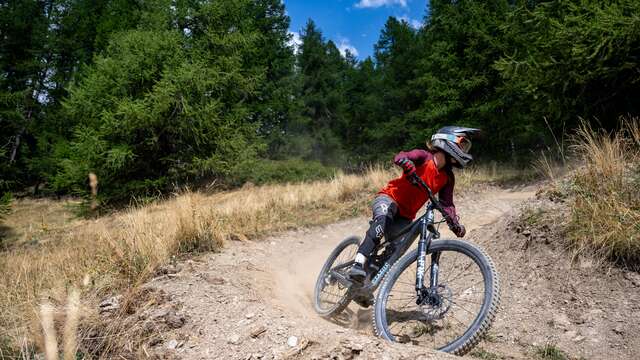 Itinéraire bike park piste verte "La Gilly"
