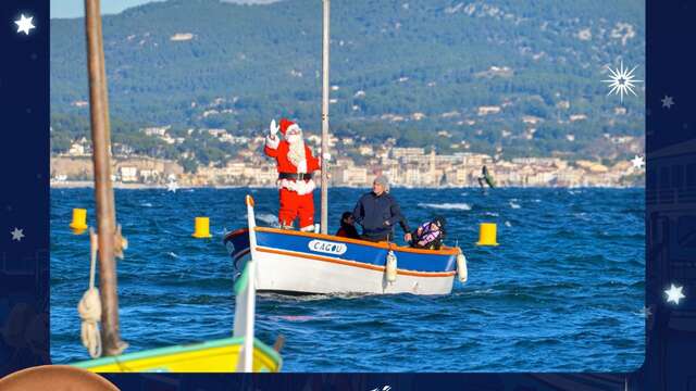 Arrivée du Père Noel au Brusc