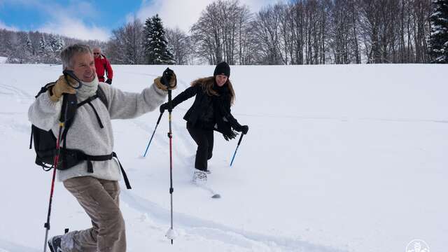 Ski-hok, ski-raquette : cours et petite randonnée nordique
