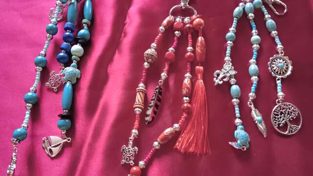 Atelier créatif : Création de porte-clefs bijoux à offrir