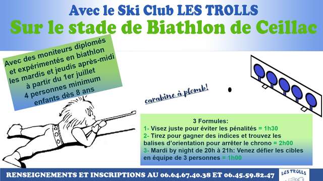 Biathlon Estival - Ski club Nordique & biathlon Les Trolls