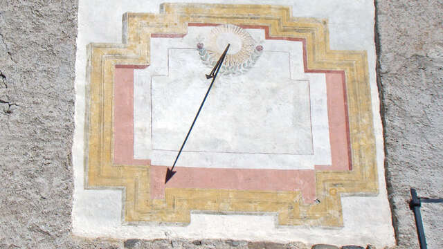 Cadran solaire Zarbula de l'Église Saint-Marcellin