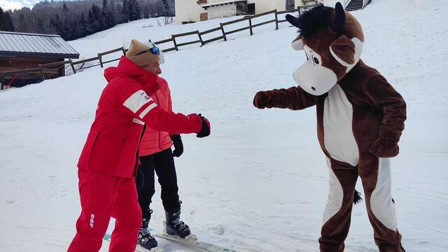 Strolling Pistache the Cow