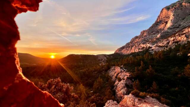 Randonnée coucher de soleil