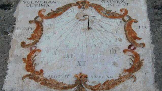 Cadran solaire de l'Église de Saint-Pancrace