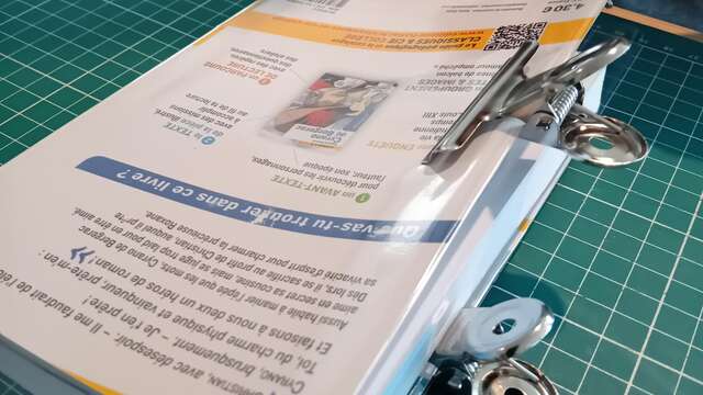 Atelier : je couvre mes livres d'école