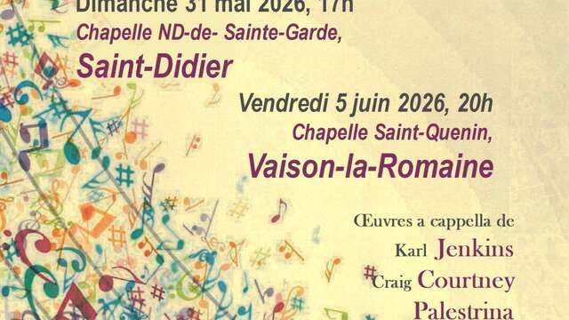 Concert de printemps par l'Ensemble Vocal Grimaud