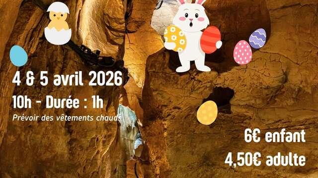 Chasse aux oeufs dans la Grotte