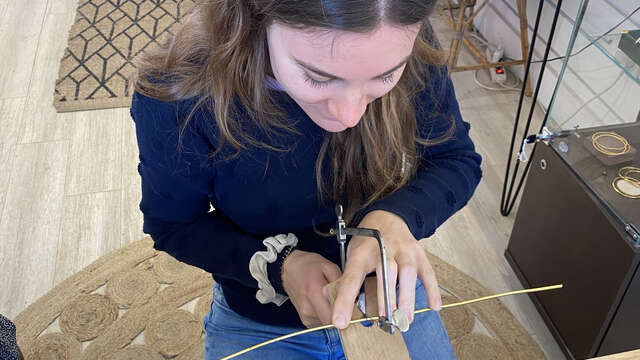 Atelier Bague martelée ou Jonc martelé ou boucles d'oreilles