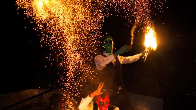 Spectacle de Feu "la dinde braisée"