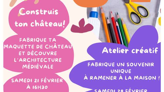Atelier enfant "Construis ton château"