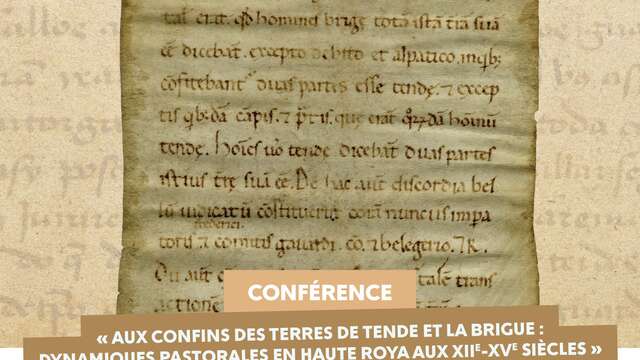 "Aux confins des terres de Tende et La Brigue : dynamiques pastorales en Haute-Roya aux XIIe-XVe siècles"