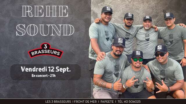 Rehe Sound in concert - 3 Brasseurs Tahiti