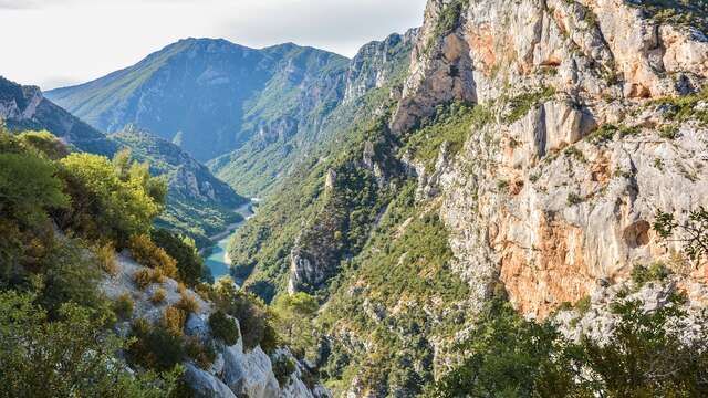 Le long des gorges du Verdon