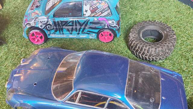 RC electric drift car animation