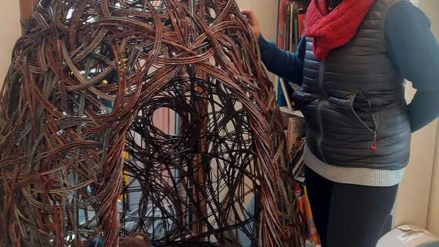 Une cabane dans la médiathèque !