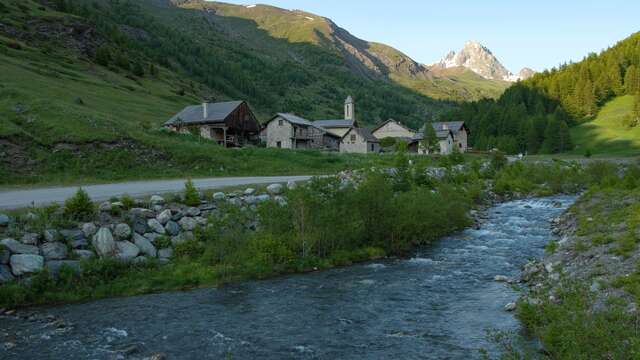 Liaison VTT Abriès - Valpréveyre - haut télésiège Gilly