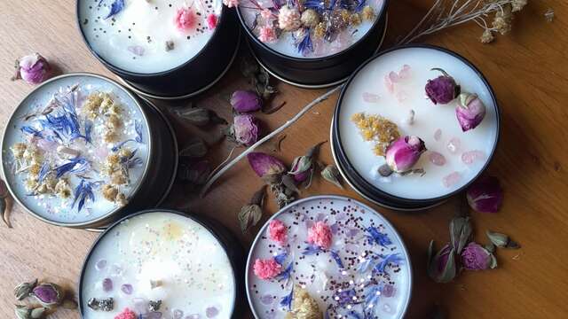 Atelier "création d'une bougie végétale" avec Cécinat #13 - Journées Européennes des Métiers d'Art