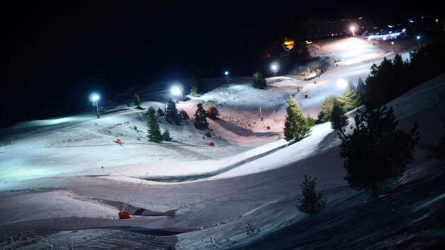 Ski nocturne à Chabanon